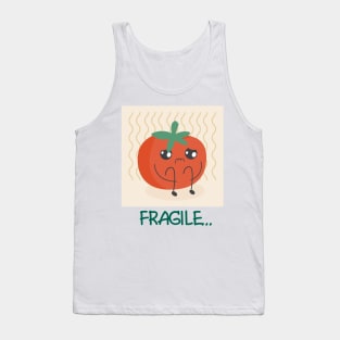 tomato fragile Tank Top